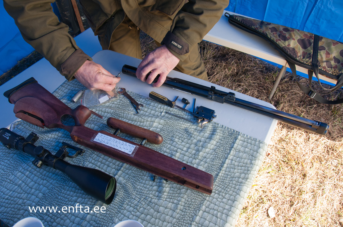 At the end of first competition day little repair  in no time